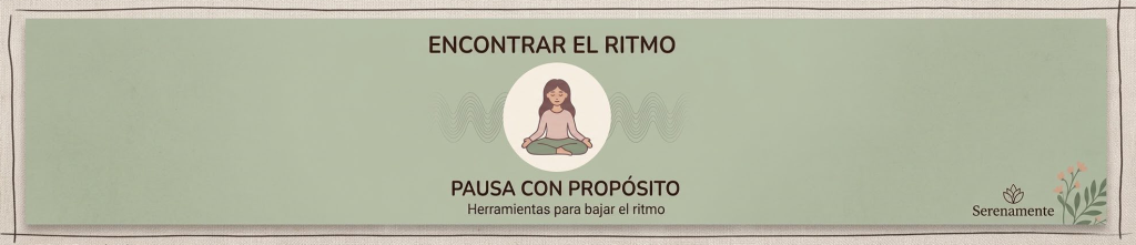 encontrar el ritmo